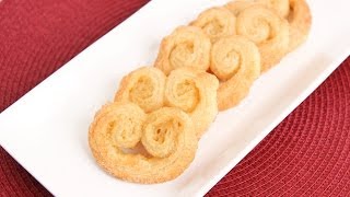 Homemade Palmiers Elephant Ear Cookies Recipe  Laura Vitale  Laura in the Kitchen Episode 742 [upl. by Berman]