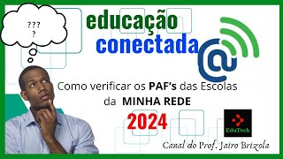 Como ACOMPANHAR A ELABORAÇÃO dos PAFs das Escolas da Minha REDE [upl. by Oznola594]