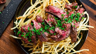 Steak Frites steak skirtsteak steakfrites [upl. by Teillo]