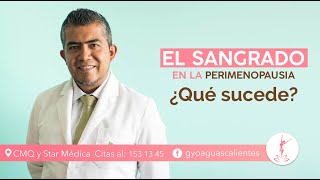 El sangrado en la perimenopausia ¿Qué sucede [upl. by Elletsirk]