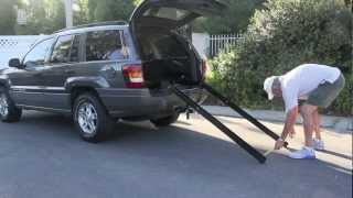 Easy Load Ramp System Demo  Recumbent Trike Hand Cycle Bike Loading System [upl. by Yanel]