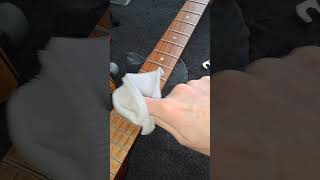 DRY Fretboard  Lemon Oil  Before amp After guitarneck guitarmaintenance [upl. by Alabaster]