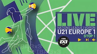 RELIVE  FIBA 3x3 U21 Nations League 2024  Europe 1  Stop 1 [upl. by Eiclud182]