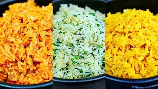 3 Amazing Rice Recipes  Easy Rice Side Dishes [upl. by Anitak]