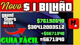 1 Bilhão Rápido Fácil ✅ MELHOR GLITCH DE DINHEIRO GTA 5 ONLINE  FAÇA MILHÕES  GTA V MONEY GLITCH [upl. by Verina]