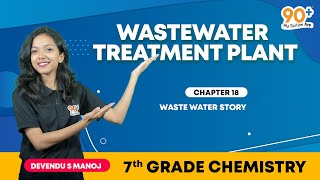 WASTEWATER TREATMENT PLANT  WASTE WATER STORY  7TH GRADE  CHEMISTRY [upl. by Klarika872]