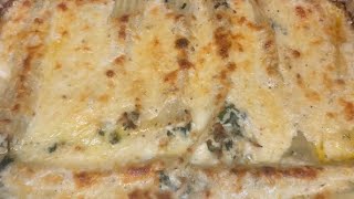 Chicken and Spinach Manicotti  Babe Your Food Done [upl. by Onil]