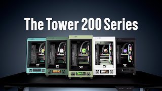 Thermaltake The Tower 200 Series Chassis Product Animation [upl. by Henleigh]