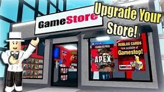 ROBLOX I UPGRDE MY STORE AND ADD THE NEW GAME IN GAME STORE TYCOON [upl. by Artenek]