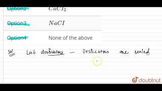 Of the following the commonly used as a laboratory desiccator is [upl. by Yeroc366]