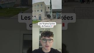 Les 10 pires lycées de France 🇫🇷 lycee lycée france pire classement [upl. by Ziza413]