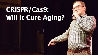 CRISPR Cas9 Will it Cure Aging — Talk by Oliver Medvedik at DNA Conference [upl. by Helbonnah]