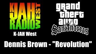 GTA San Andreas  KJAH West  Dennis Brown  quotRevolutionquot [upl. by Aiuqram]