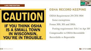 OSHA Record Keeping 2023 [upl. by Yejus]