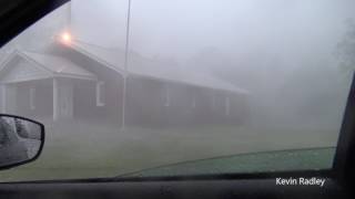 Hail and 7585 mph wind gusts Mt Vernon IL 4 26 17 [upl. by Etnecniv110]