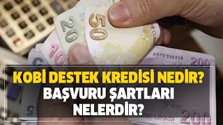 KOBİ KREDİSİ NEDİR KİMLER ALABİLİR ŞARTLARI NELER [upl. by Tsai]