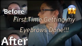 VLOG Getting My Eyebrows Done for the First Time  I Got Glasses [upl. by Letnuahs471]