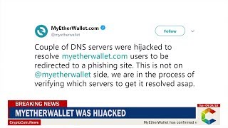 Warning MyEtherWallet was Hacked [upl. by Fowkes]