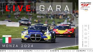 LIVE  Gara  Monza  Fanatec GT Europe 2024 Italiano [upl. by Kester874]