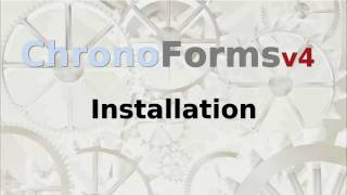 ChronoForms v4  Installation [upl. by Dolphin280]