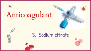 Anticoagulant  Trisodium Citrate  Blue Top vial  Hindi [upl. by Alonso]