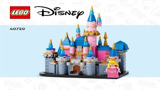 LEGO instructions  Disney  40720  Mini Disney Sleeping Beauty Castle [upl. by Oinota]