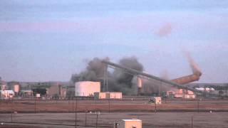 Celanese Demolition in Pampa Texas [upl. by Juback]