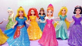 ASMR 5 MYSTERY SURPRISES Disney Princess Miniature Dolls Satisfying Unboxing NO Talking Video DIY [upl. by Dnaltiak]