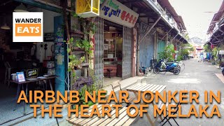 Stay MELAKA Bridge Alley Airbnb by the Riverside amp Jonker Street [upl. by Eibocaj174]