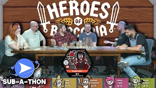 Heroes of Barcadia  Board Game Day  LRR2024 SubAThon [upl. by Gulgee]