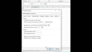 youtubeshort exceltips Pivot Table Option to remove DIV and Empty Cells [upl. by Eile]