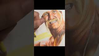 Drawing WWE Legend Hulk Hogan [upl. by Betthezul483]