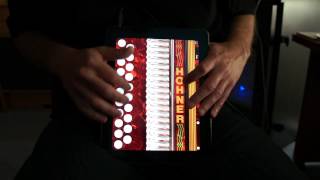 Hohner MIDI Melodeon for iPad Controlling IK Multimedia SampleTank [upl. by Norean]