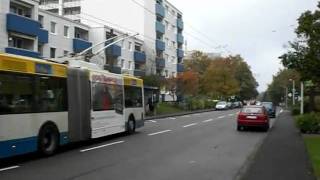 Solingen  Van Hool AG300T an der Rolandstraße 10102009 [upl. by Ennaeirb]