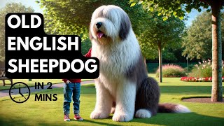 Old English Sheepdog in 2mins Everything You Need to Know Before Getting One [upl. by Lindsay645]