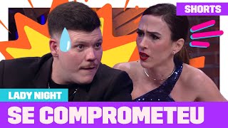 Ferrugem quase SE COMPROMETE com RESPOSTA QUESTIONÁVEL  Lady Night  Humor Multishow  Shorts [upl. by Erine]