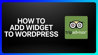 Embed Tripadvisor reviews on WordPress IN 2 MINUTES [upl. by Woolson]