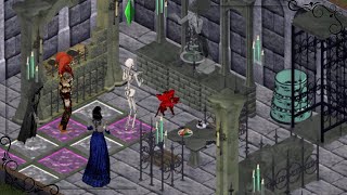 Gothic Sims 1 No Commentary 💀🤡🖤🕺 [upl. by Ammadis935]