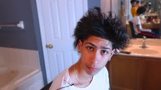 I Straightened My Brothers Hair For The First Time [upl. by Cuhp]