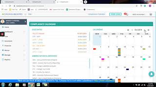 CADASHBOARD Compliance Calendar [upl. by Anuahc]