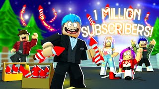 1 MILLION SUBS WITH FANS  FACE REVEAL  ROBLOX  PLAYOFEL [upl. by Ynar264]