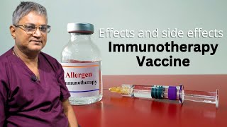 immunotherapy allergen vaccine POTENTIAL EFFECTS amp SIDE EFFECTS ALLERGY VACCINE EXPLAIN IN HINDI [upl. by Thanh]