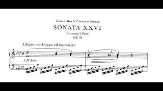 J L Dussek – Sonata in Aflat Major quotLe Retour à Parisquot Op 6470 Becker [upl. by Irej]