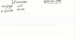 integration by parts integral of X2Sin4x [upl. by Saum441]