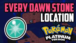 Where to Find Dawn Stone  Pokemon Platinum All Methods [upl. by Shih338]