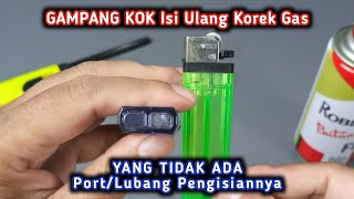 TRIK Mengisi Ulang Korek Api Gas TOKAI amp Yang Sejenis [upl. by Nosidam]