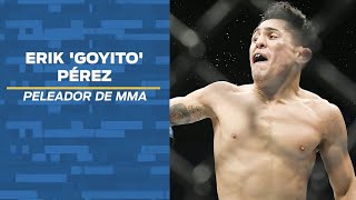 Erik Goyito Pérez peleador de MMA Más Deportes [upl. by Maupin]