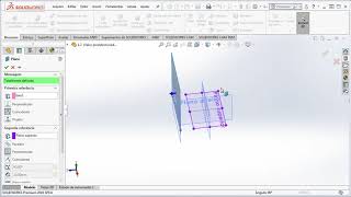 124 Como criar um novo plano inclinado  Curso SolidWorks 2019 Superficies Essencial [upl. by Nagear]