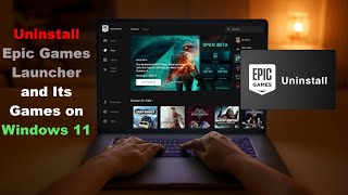 How to Uninstall Epic Games Launcher and Its Games on Windows [upl. by Llenad]