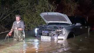 Brand New Ford Ranger Fail  Essex Flooding  Vehicles vs Floods compilation  130 [upl. by Landing]